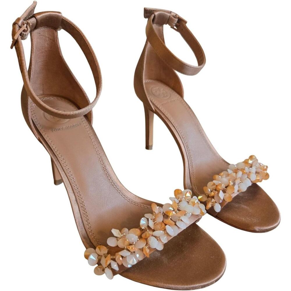 Tory burch rose beige satin